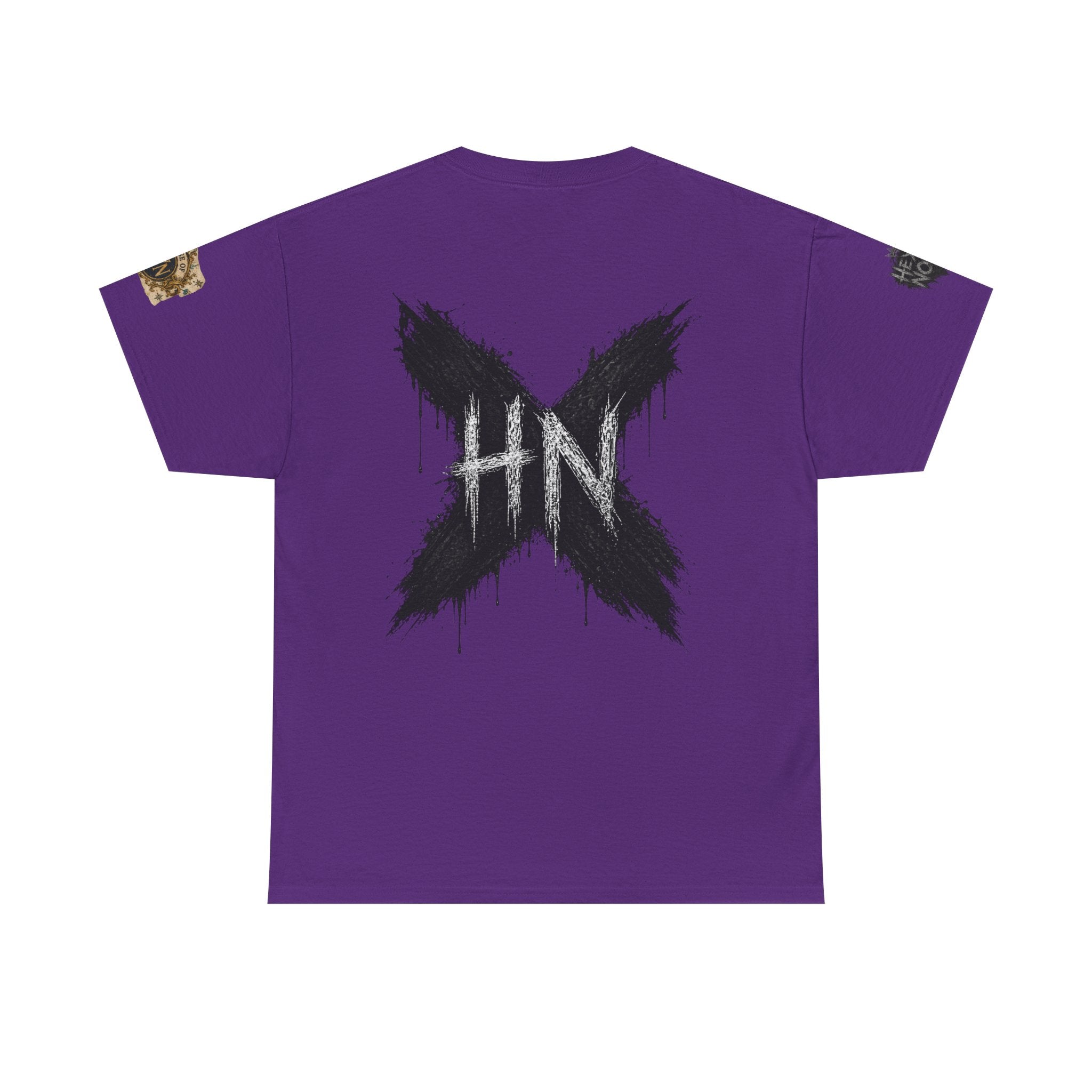 Thick & Thriving Graphic Tee — Bold Gothic Lettering with Distressed X Back