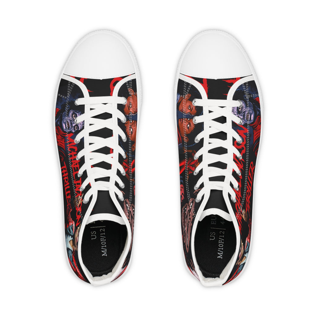 Thriller Inspired High Top Sneakers