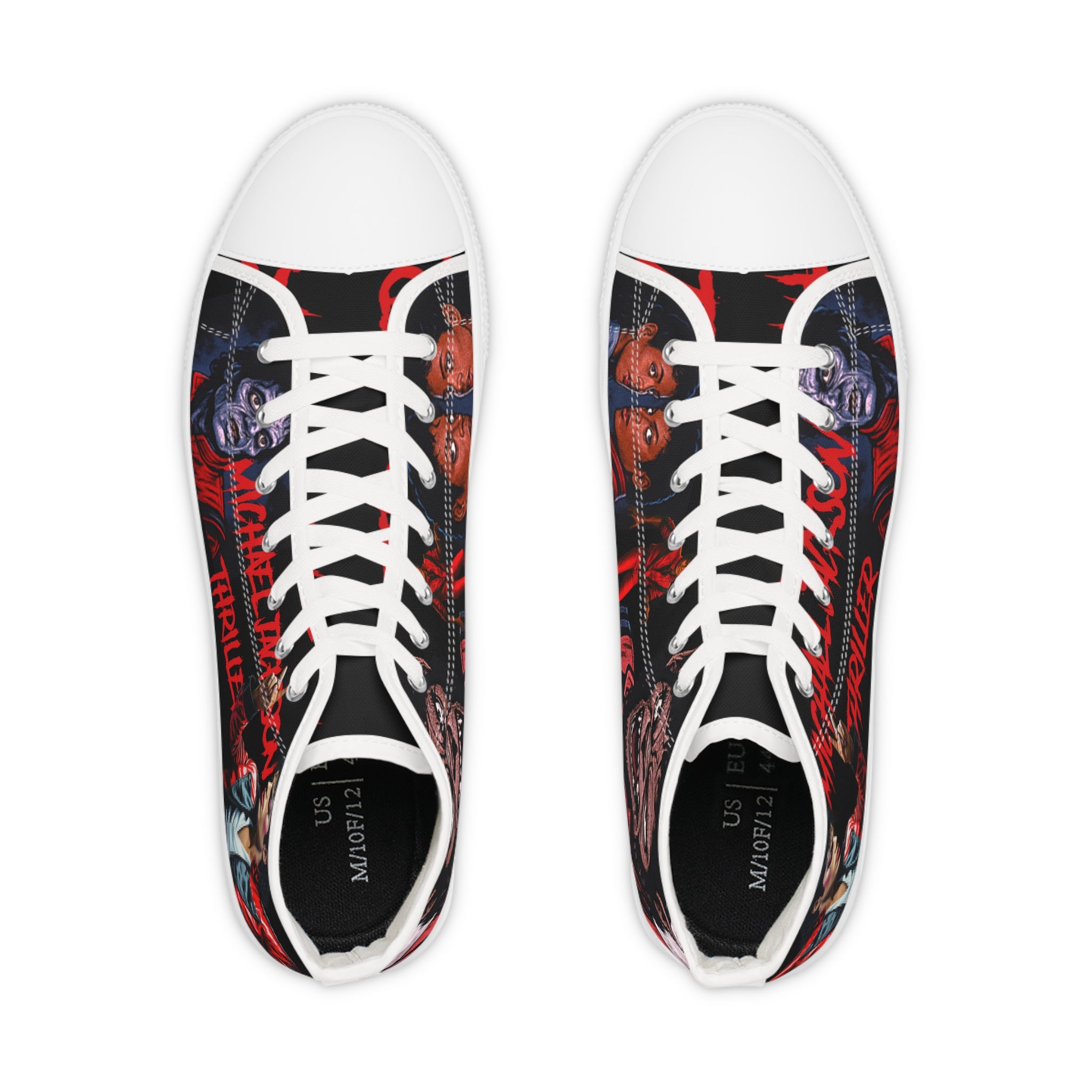Thriller Inspired High Top Sneakers
