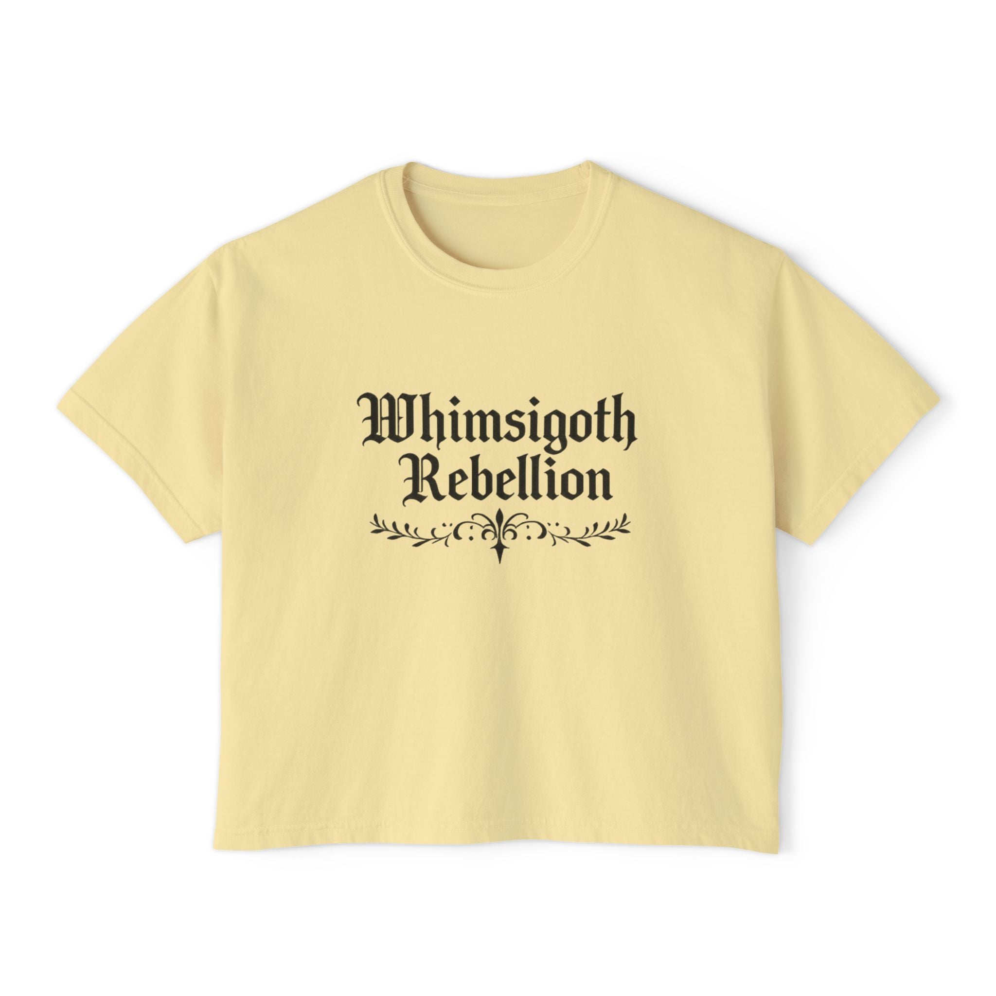 Whimsigoth Rebellion Boxy Unisex Gothic Graphic Tee