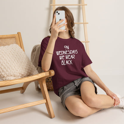 On Wednesdays We Wear Black T‑Shirt