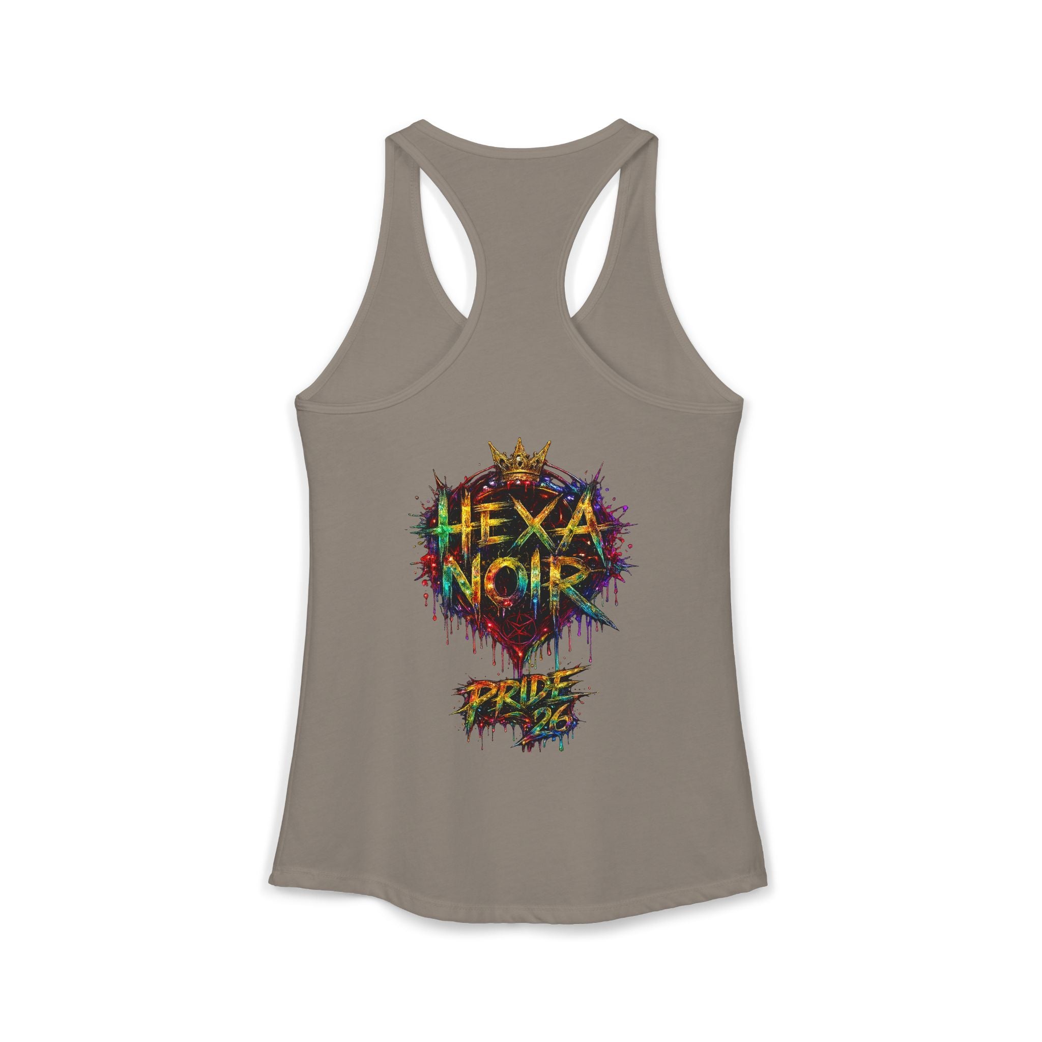 Kiss More Trans Girls Racerback Tank | Hexa Noir Pride '26 Collection