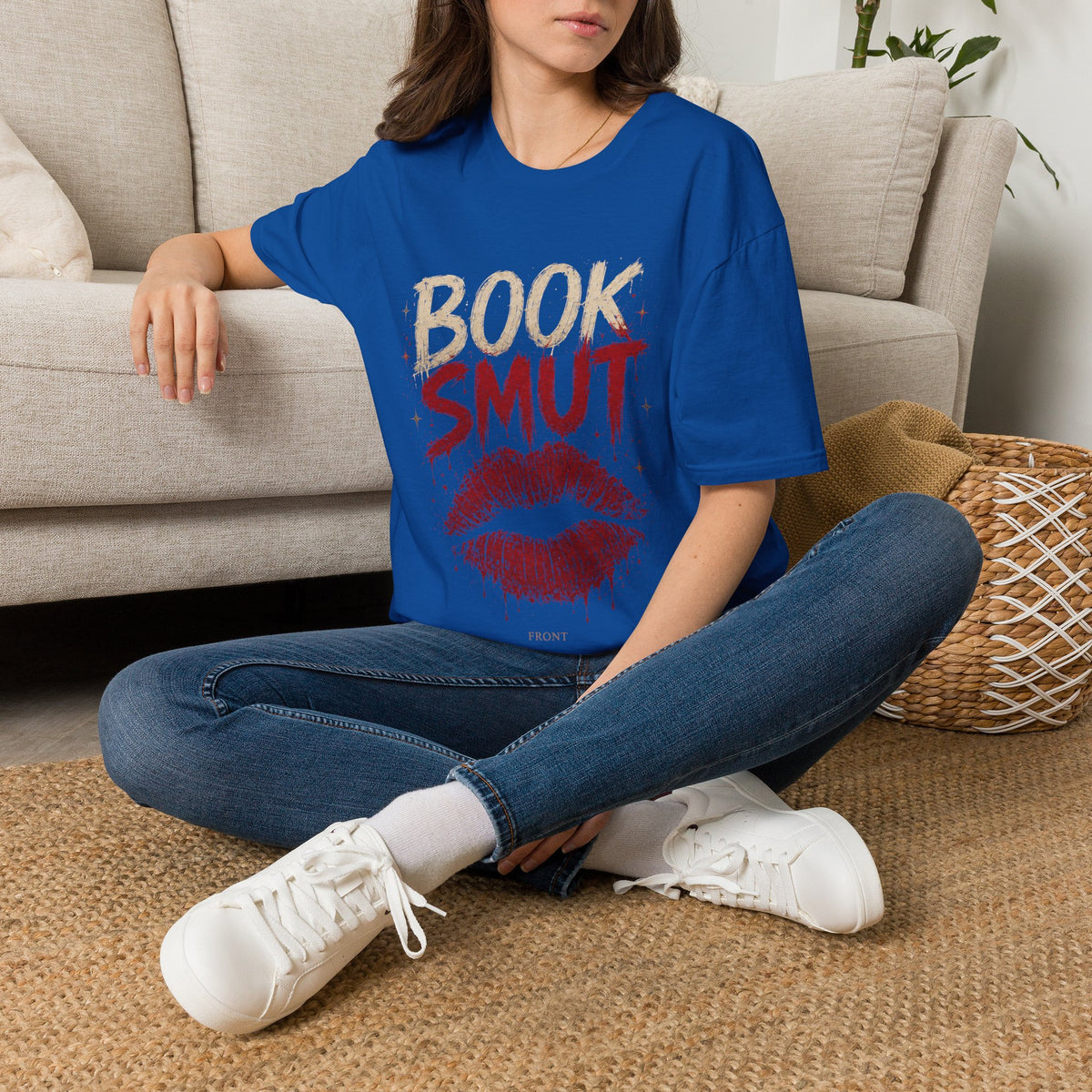 Book Smug  Lettering Tee  – Dark Romance Reader Aesthetic