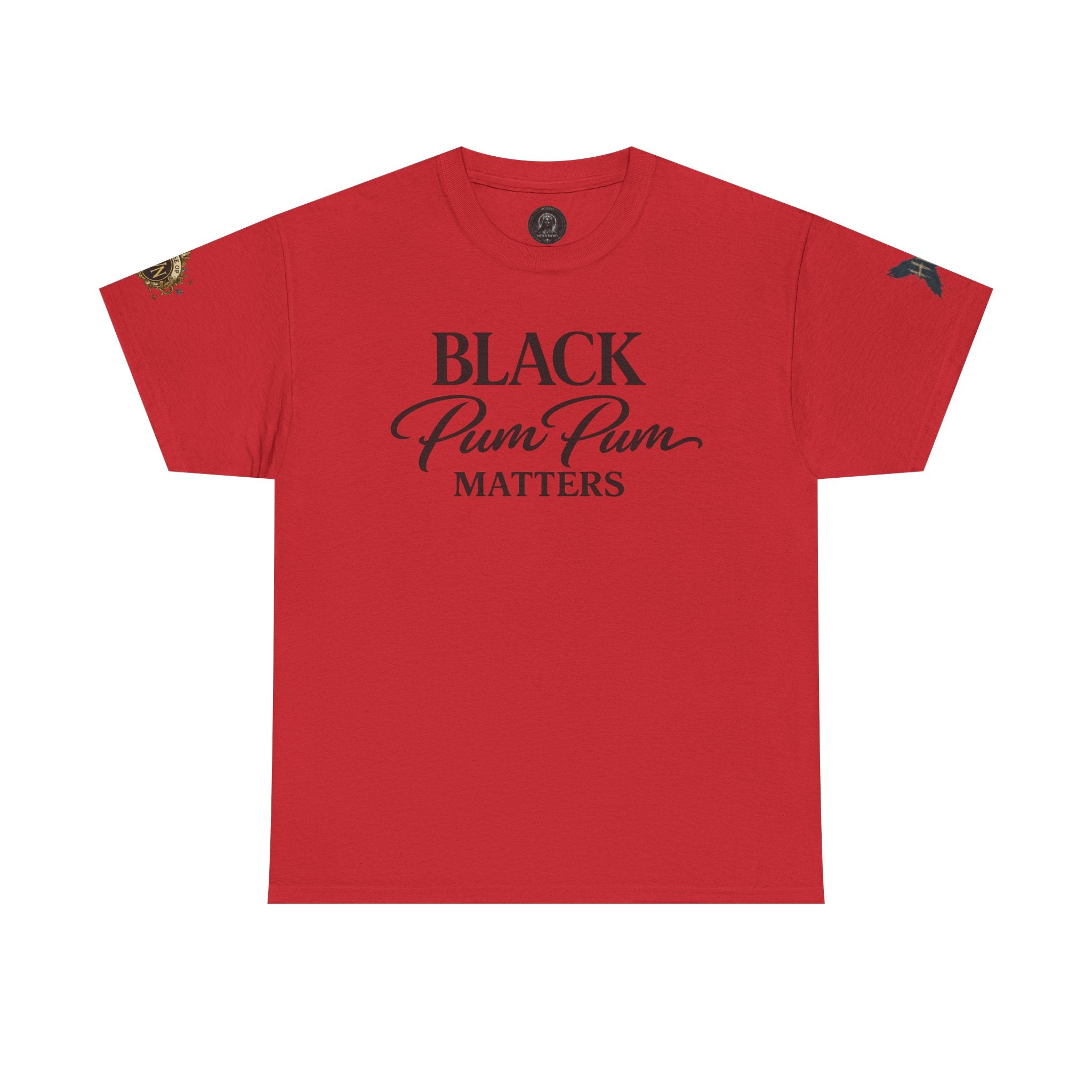 House of H/N Tee BLACK PUM PUM MATTERS