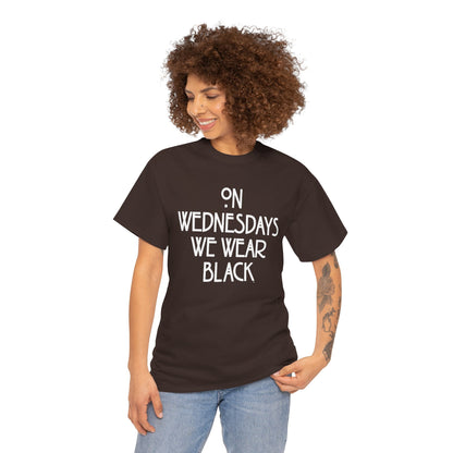 On Wednesdays We Wear Black T‑Shirt