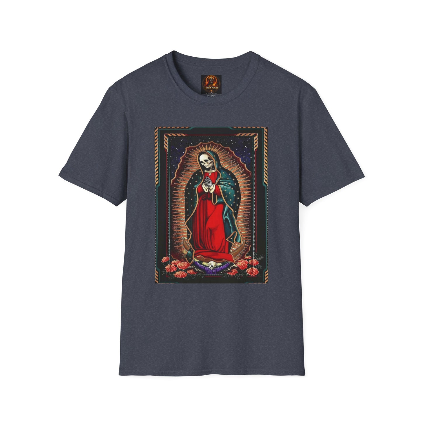 Día de los Muertos Skeleton Virgin T-Shirt, Softstyle Unisex Tee