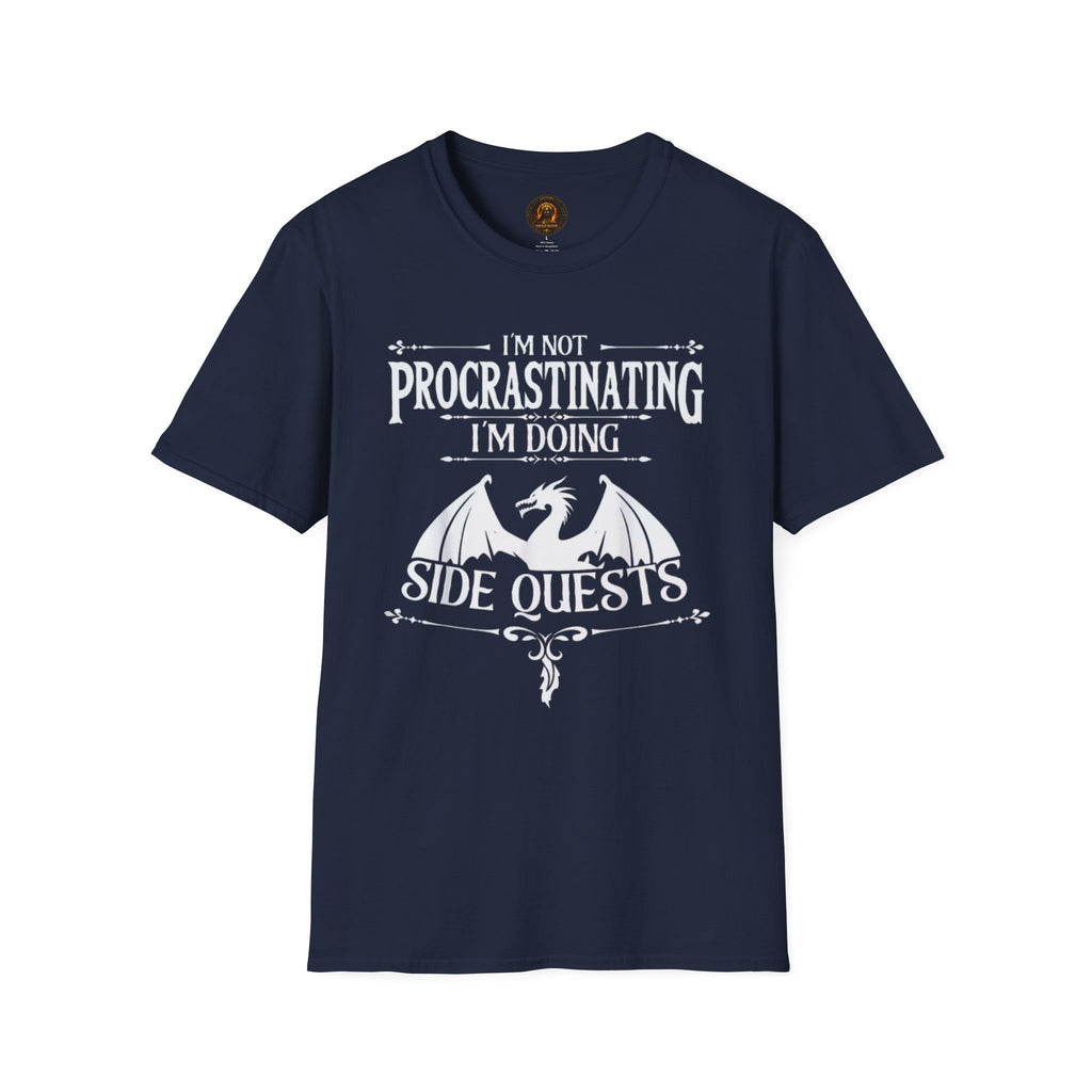 "I'm Not Procrastinating I'm Doing Side Quests" Dragon Gamer Tee