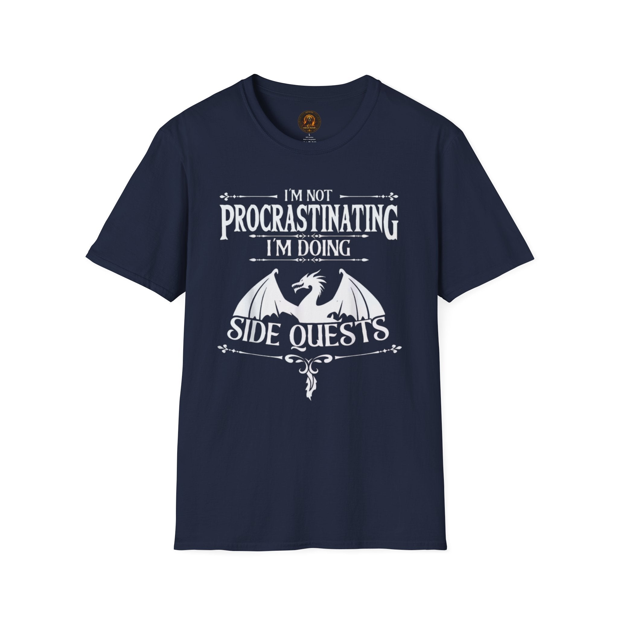 "I'm Not Procrastinating I'm Doing Side Quests" Dragon Gamer Tee