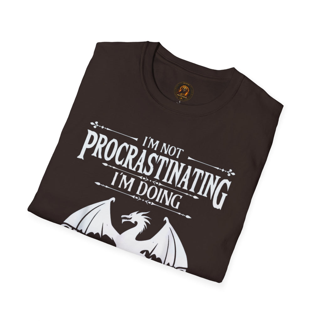 "I'm Not Procrastinating I'm Doing Side Quests" Dragon Gamer Tee