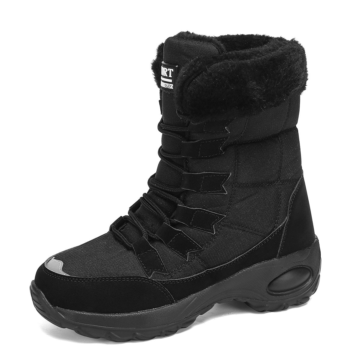 Women's winter fleece-lined warm snow boots by Hexa Noir