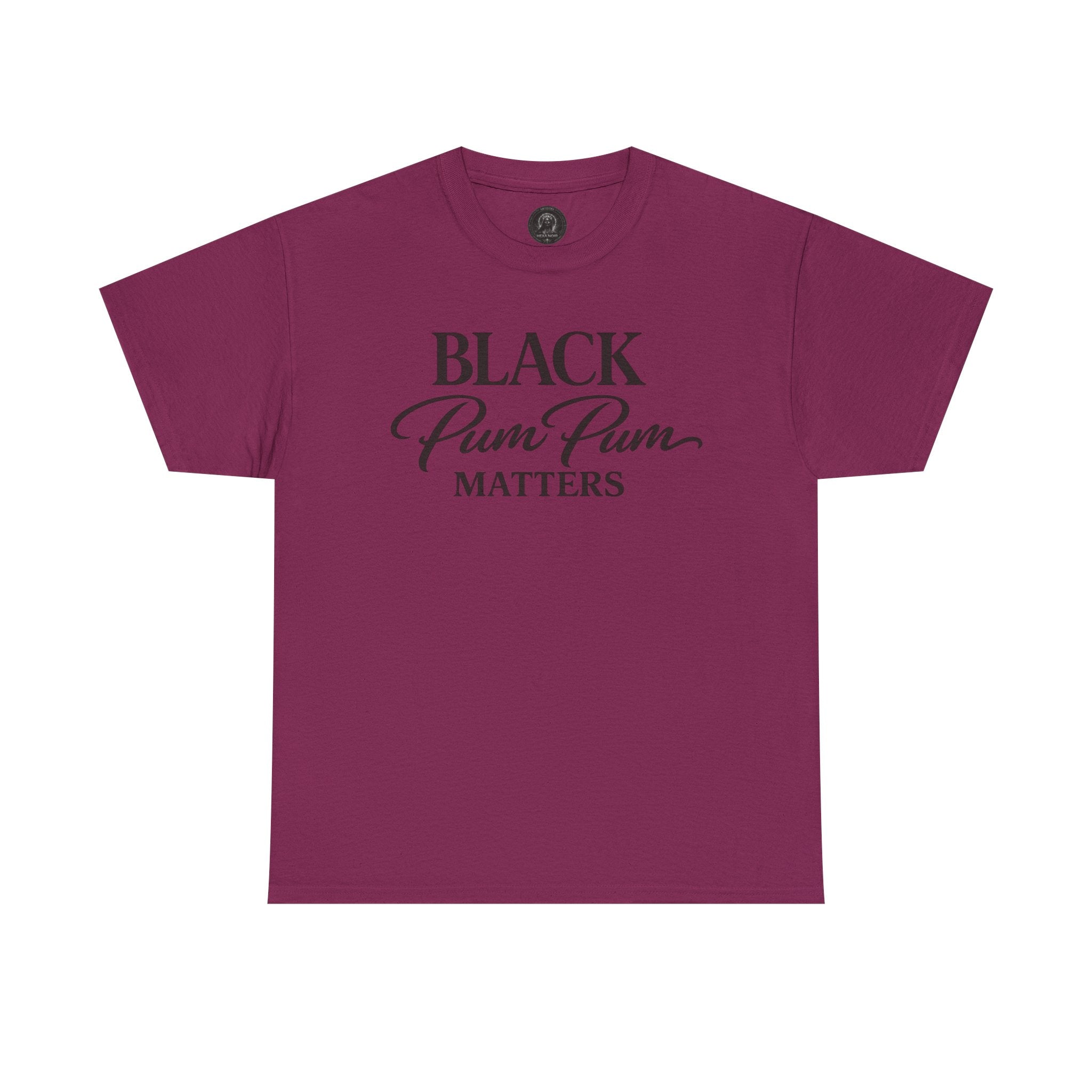 House of H/N Tee BLACK PUM PUM MATTERS