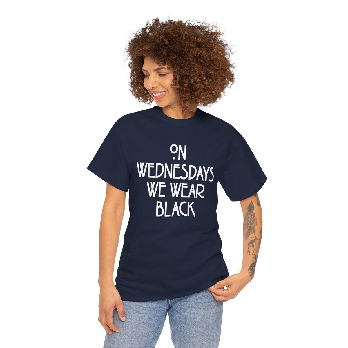On Wednesdays We Wear Black T‑Shirt