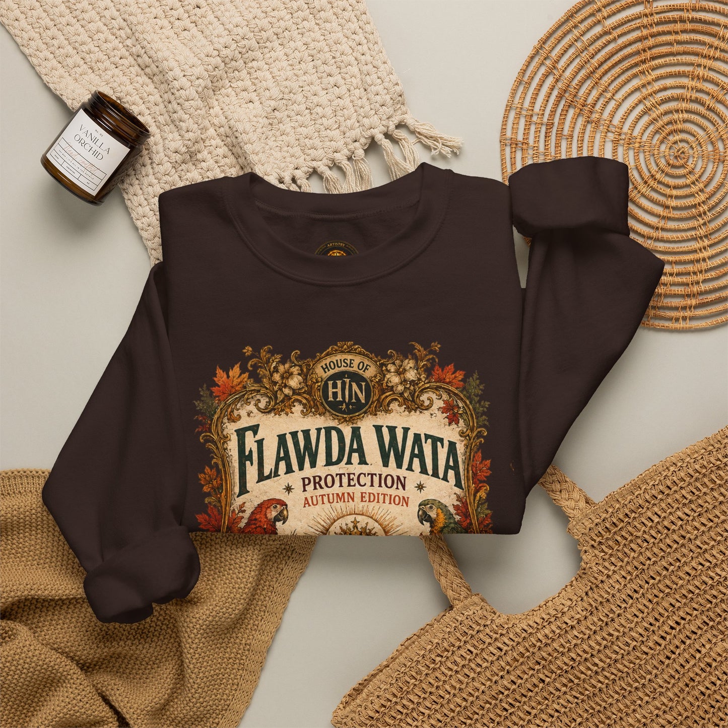 Hexa Noir Flawda Wata Fall Herbal Apothecary  Design