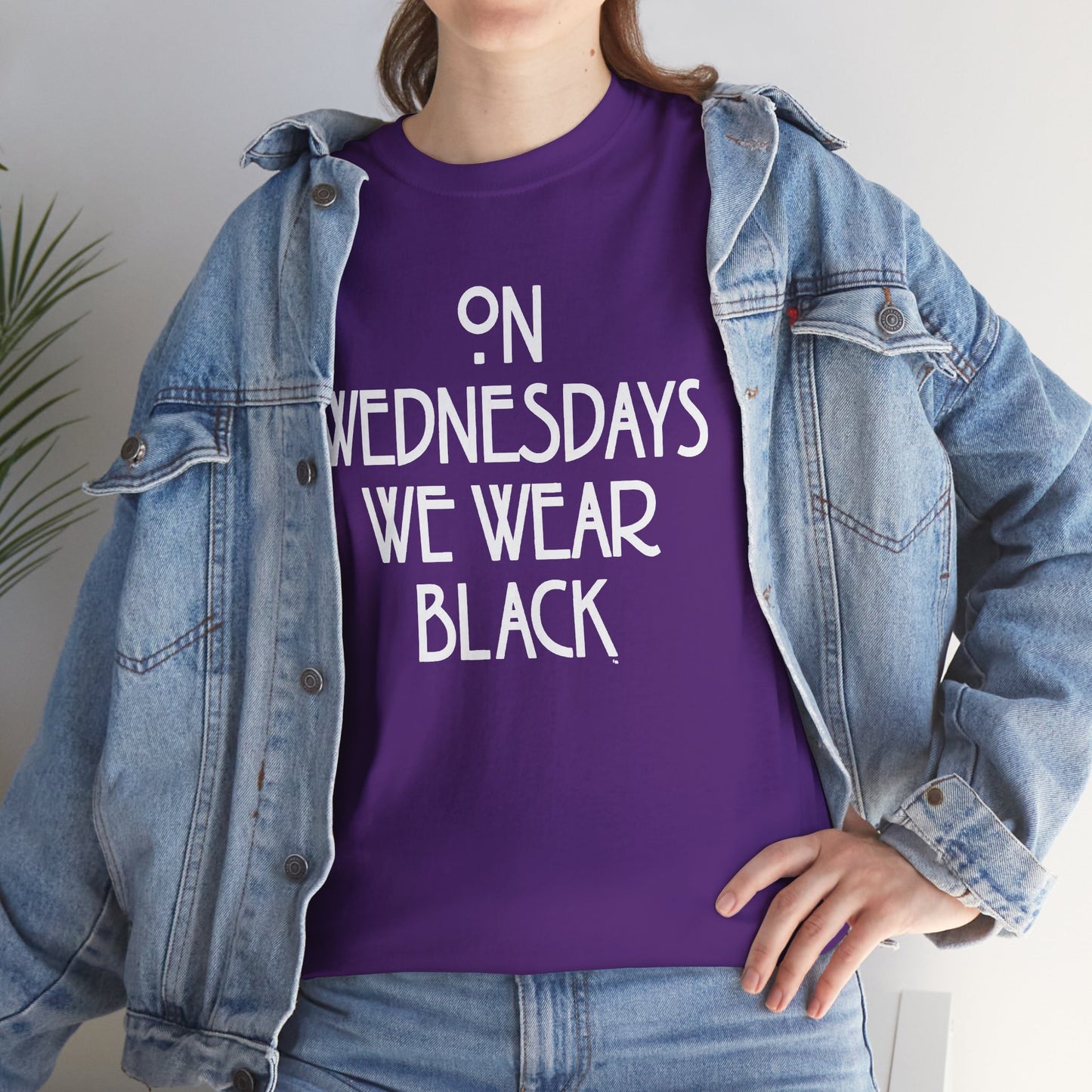 On Wednesdays We Wear Black T‑Shirt
