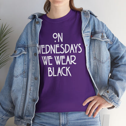 On Wednesdays We Wear Black T‑Shirt