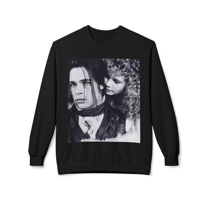 Vampire Romance Fleece Crewneck Sweatshirt, Cozy Sweatshirt, Gothic Fashion