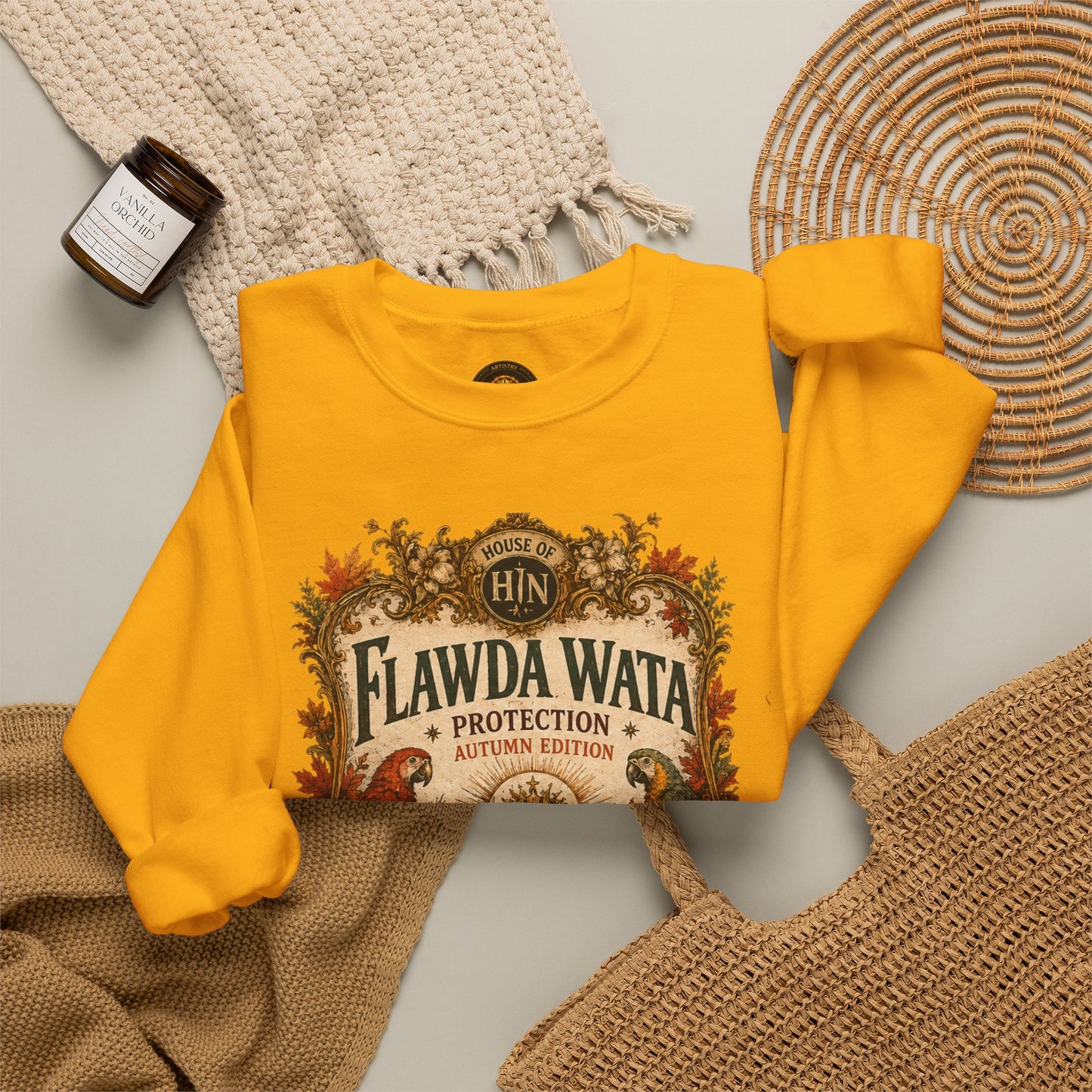 Hexa Noir Flawda Wata Fall Herbal Apothecary  Design