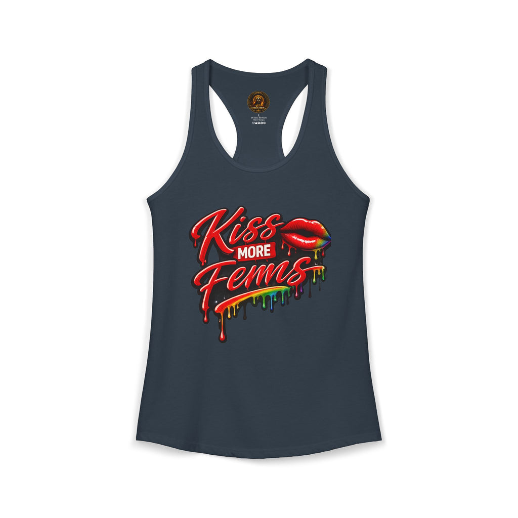 Kiss More Fems Pride Racerback Tank| Hexa Noir Pride '26 Collection