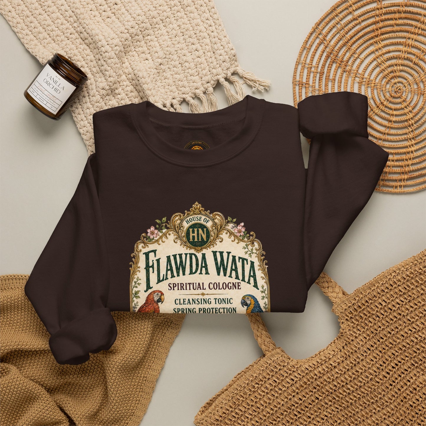 Hexa Noir Flawda Wata Spring Herbal Apothecary Design