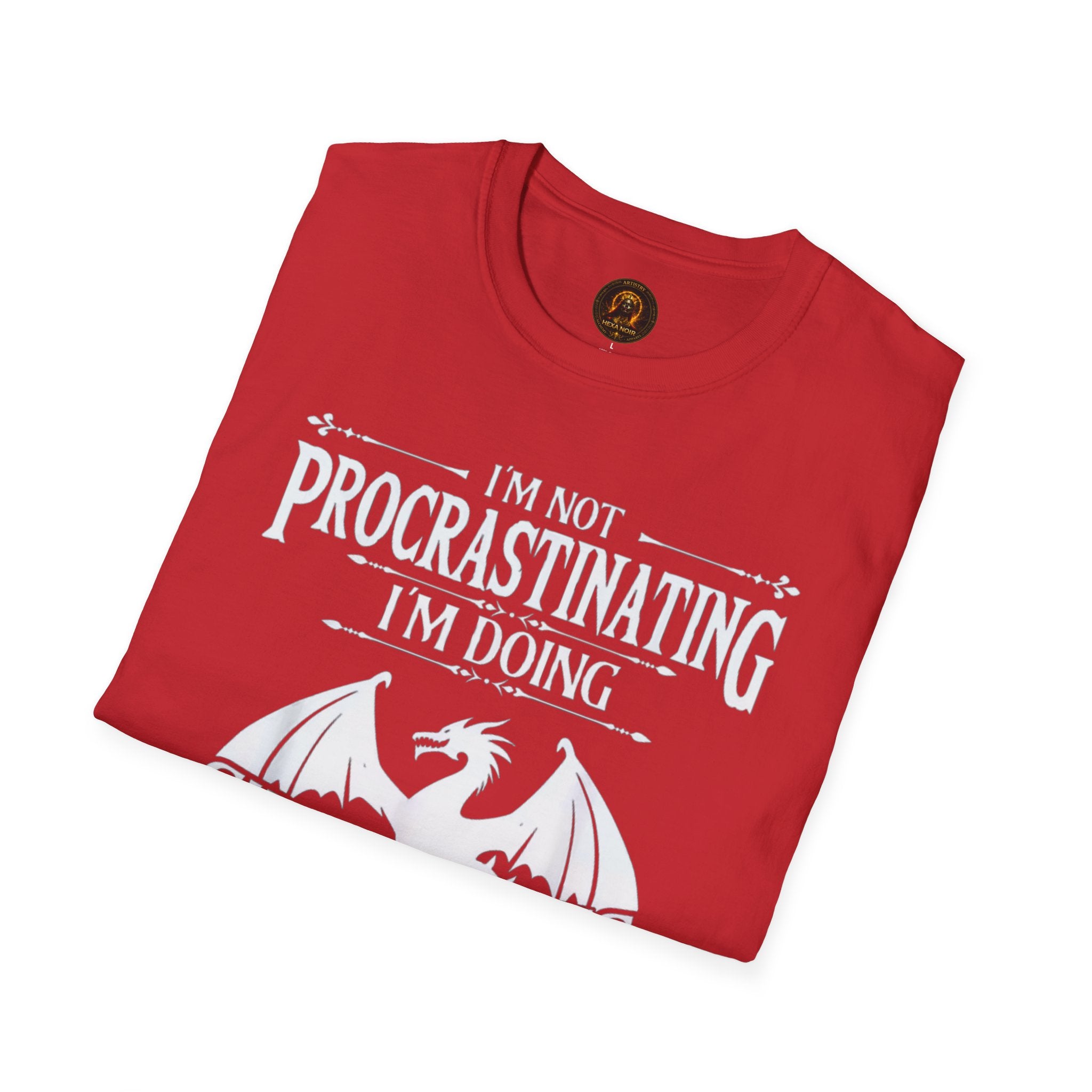 "I'm Not Procrastinating I'm Doing Side Quests" Dragon Gamer Tee
