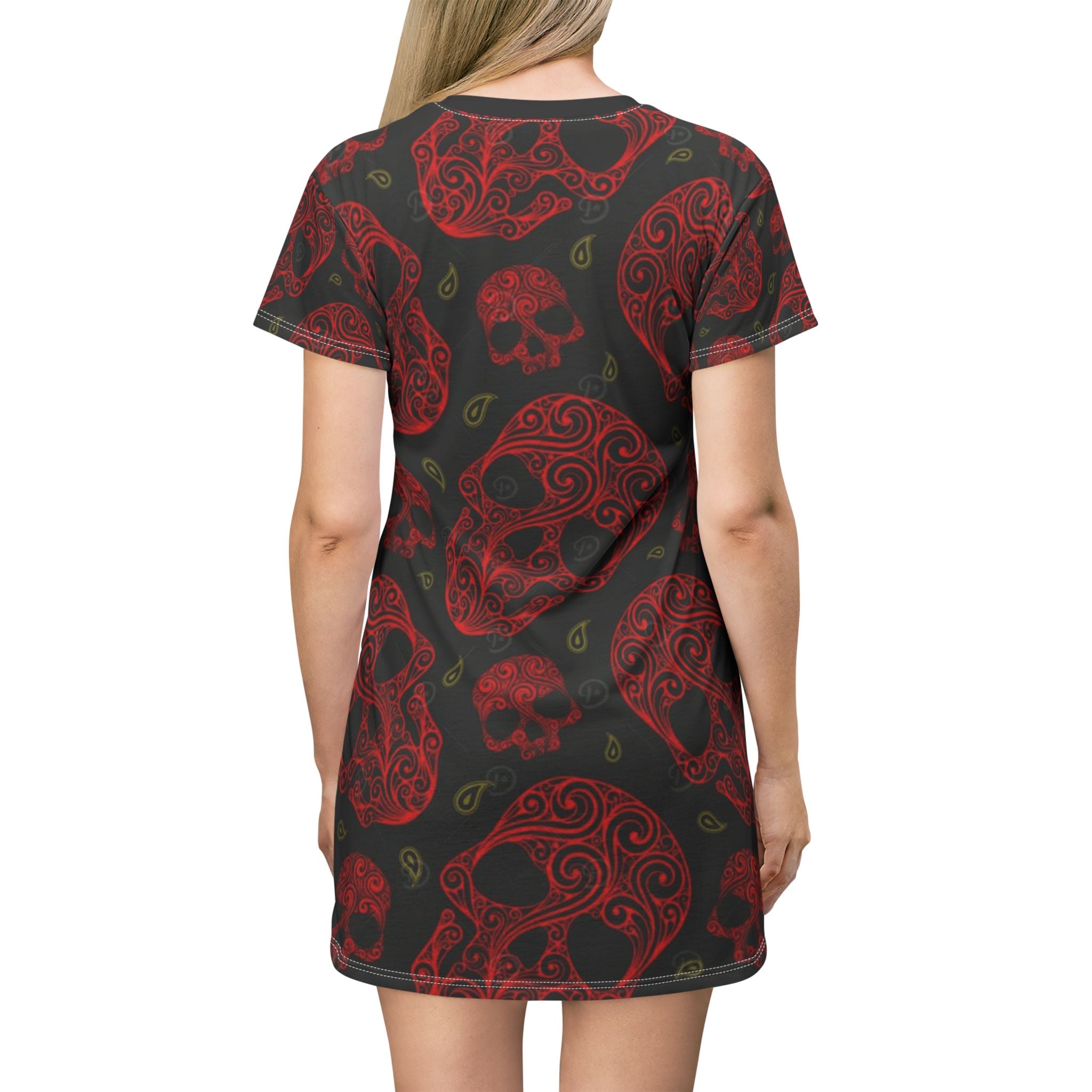 Blood Rose Skull Dress – Gothic Luxe Collection