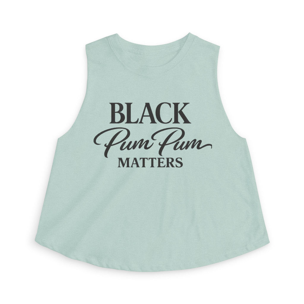 House of H/N Black Pum Pum Matters Crop Top