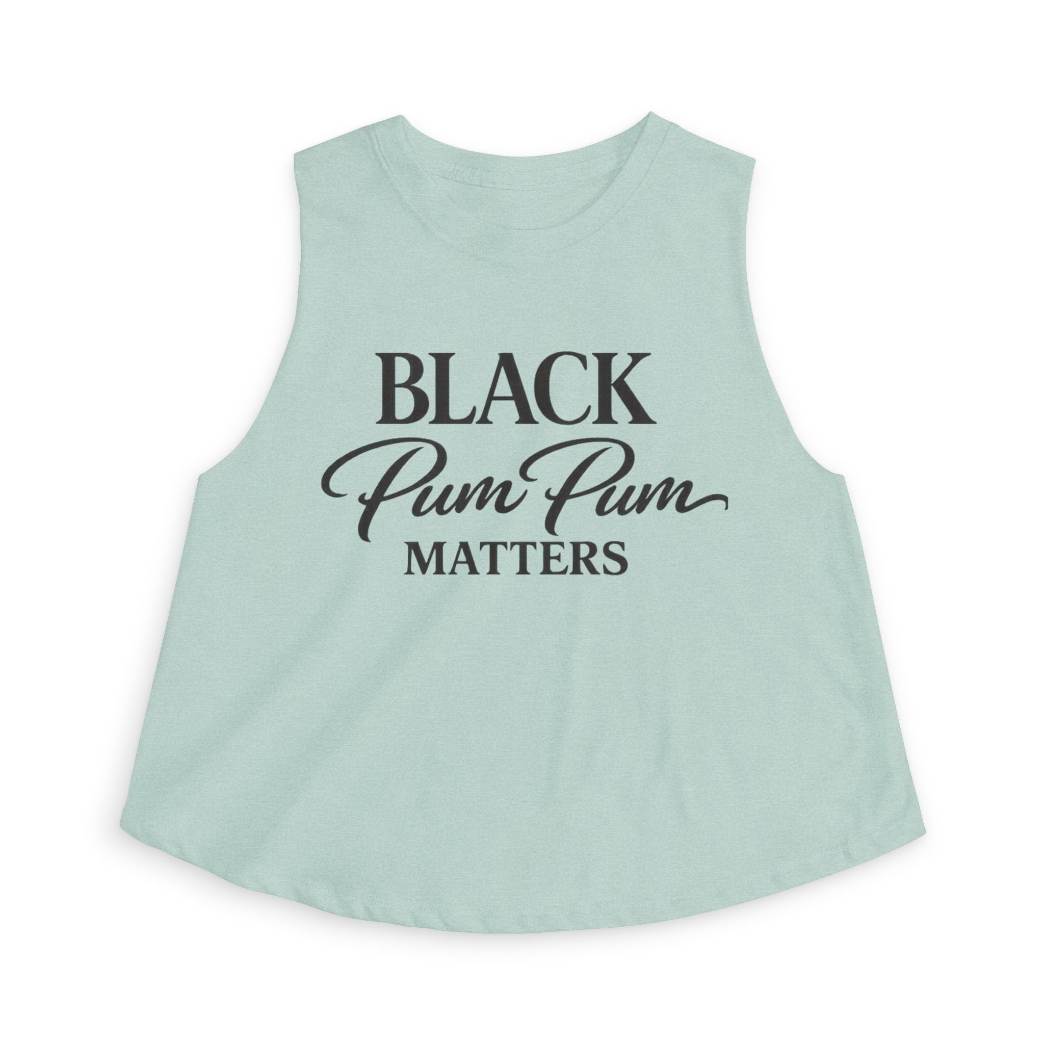 House of H/N Black Pum Pum Matters Crop Top