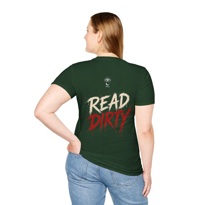 Book Smug  Lettering Tee  – Dark Romance Reader Aesthetic