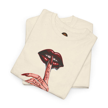SILENCE. Statement Tee | Gothic Streetwear Shirt | Unisex Dark Aesthetic | Hexa Noir Graphic Tee