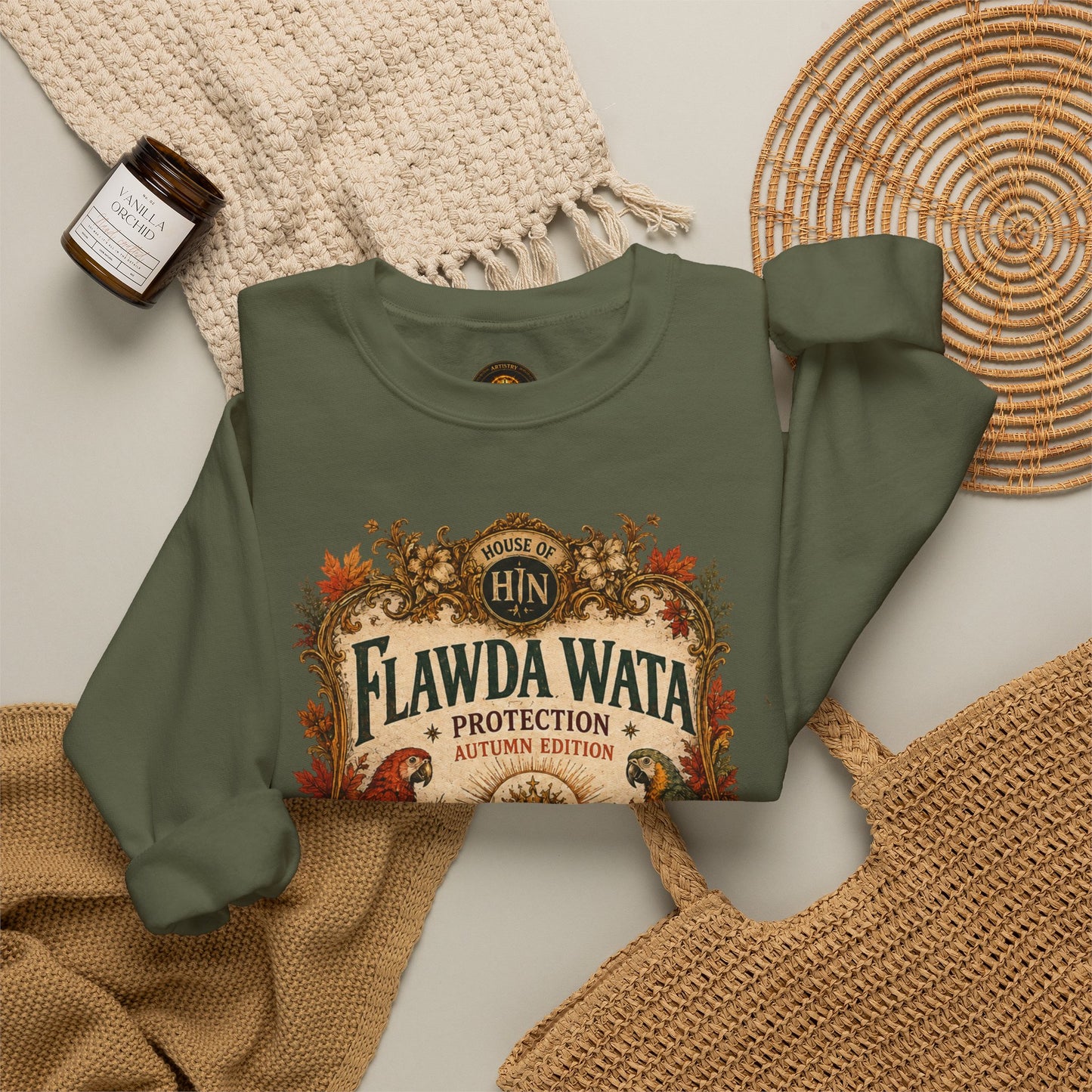Hexa Noir Flawda Wata Fall Herbal Apothecary  Design