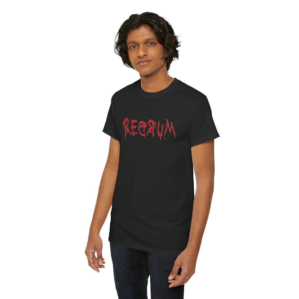 REDRUM' Design, Spooky T-Shirt, Halloween Apparel, Horror Movie Fan Gift, Unique Graphic Tee