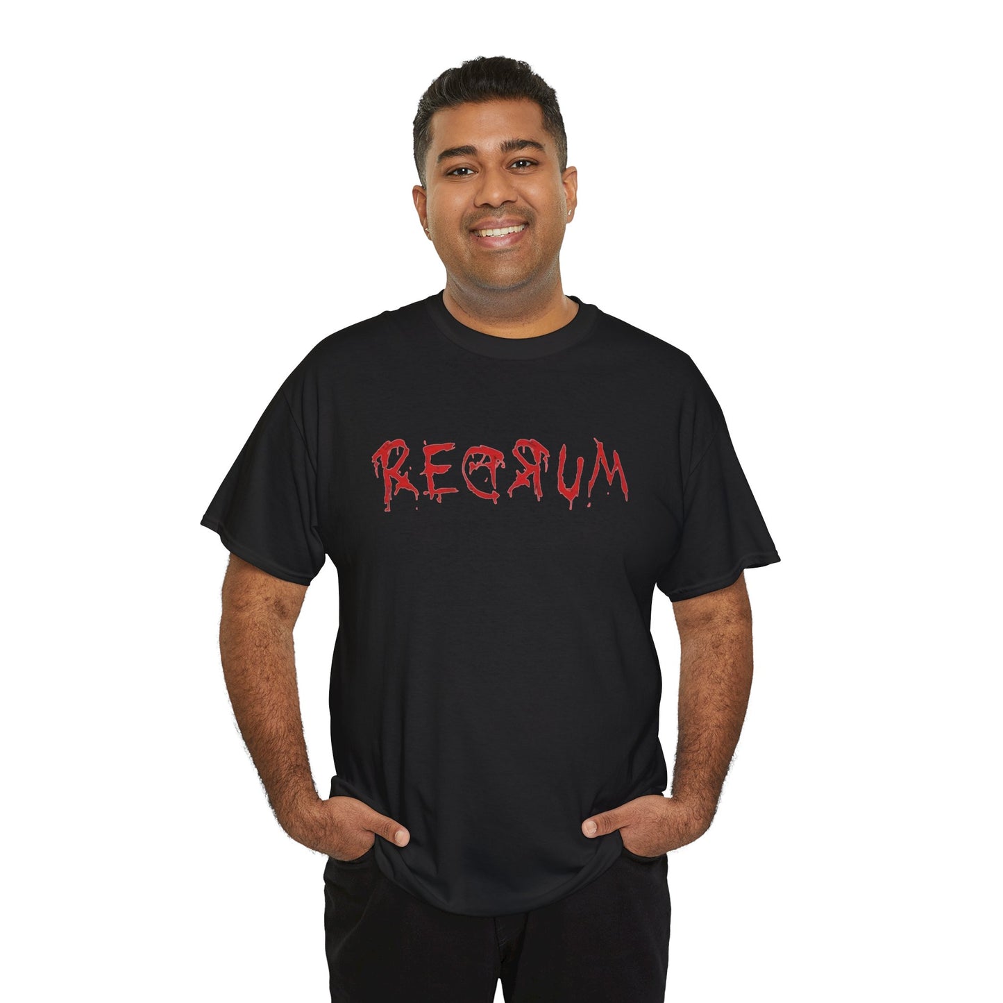 REDRUM' Design, Spooky T-Shirt, Halloween Apparel, Horror Movie Fan Gift, Unique Graphic Tee