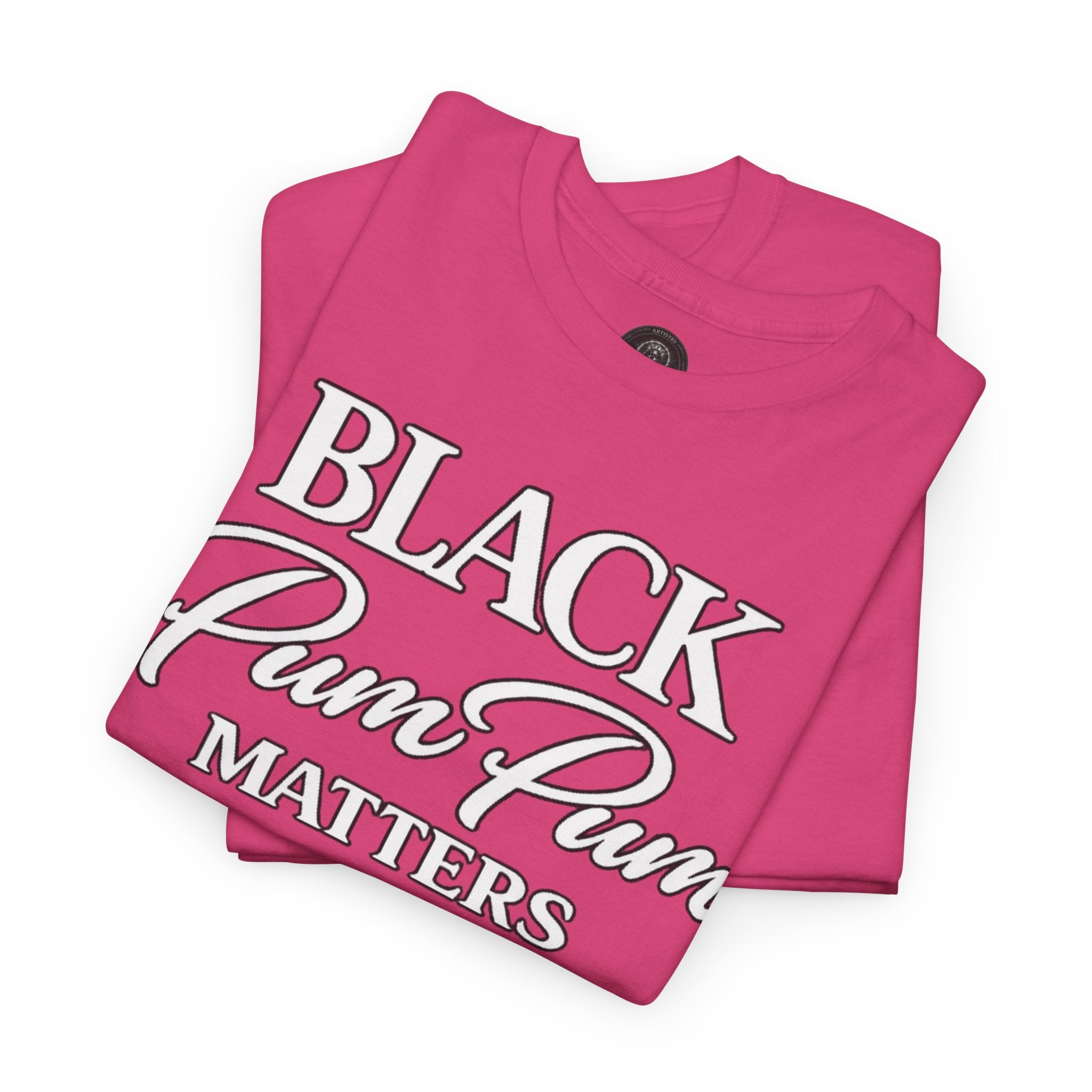 House of H/N Tee BLACK PUM PUM MATTERS