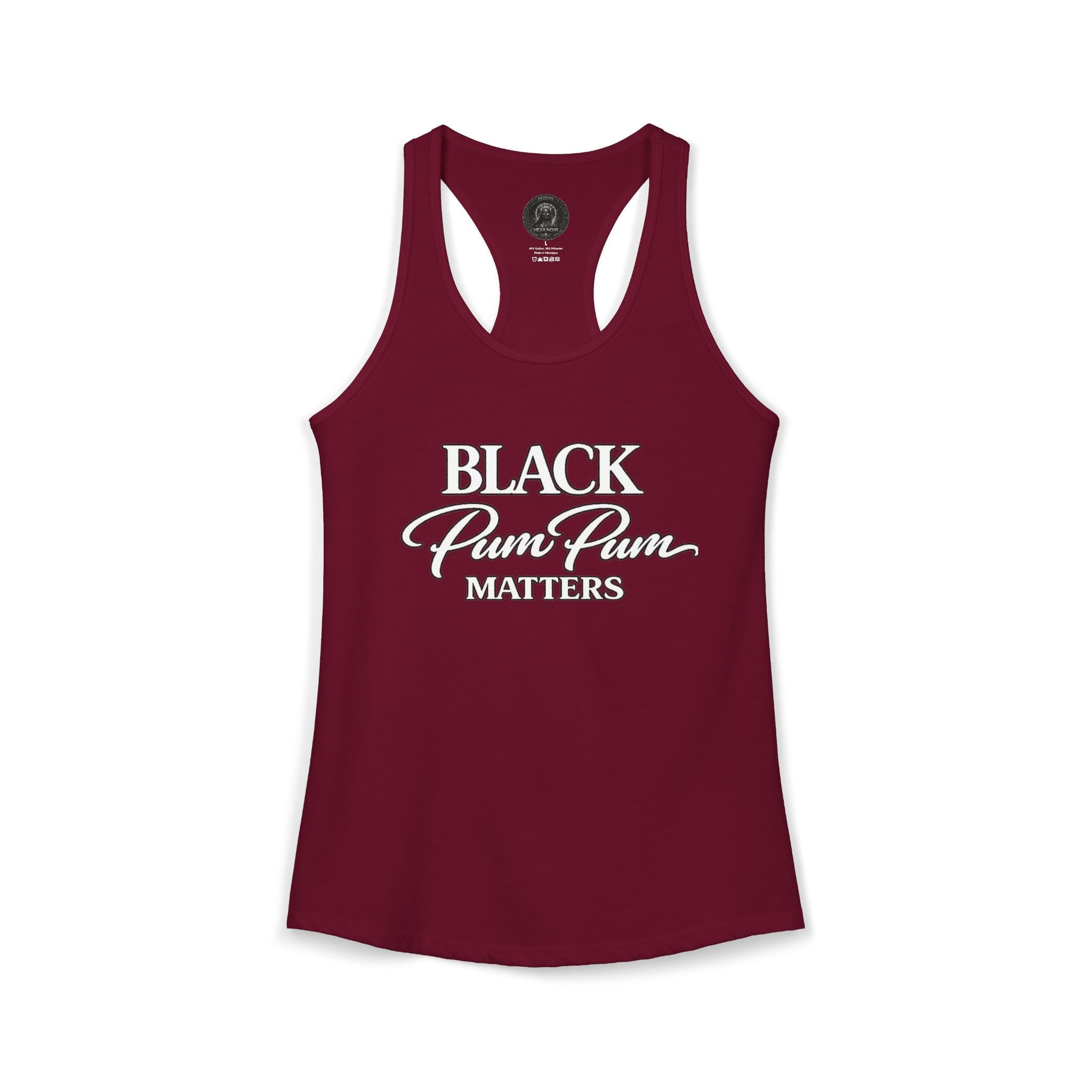 House of H/N Tank  BLACK PUM PUM MATTERS