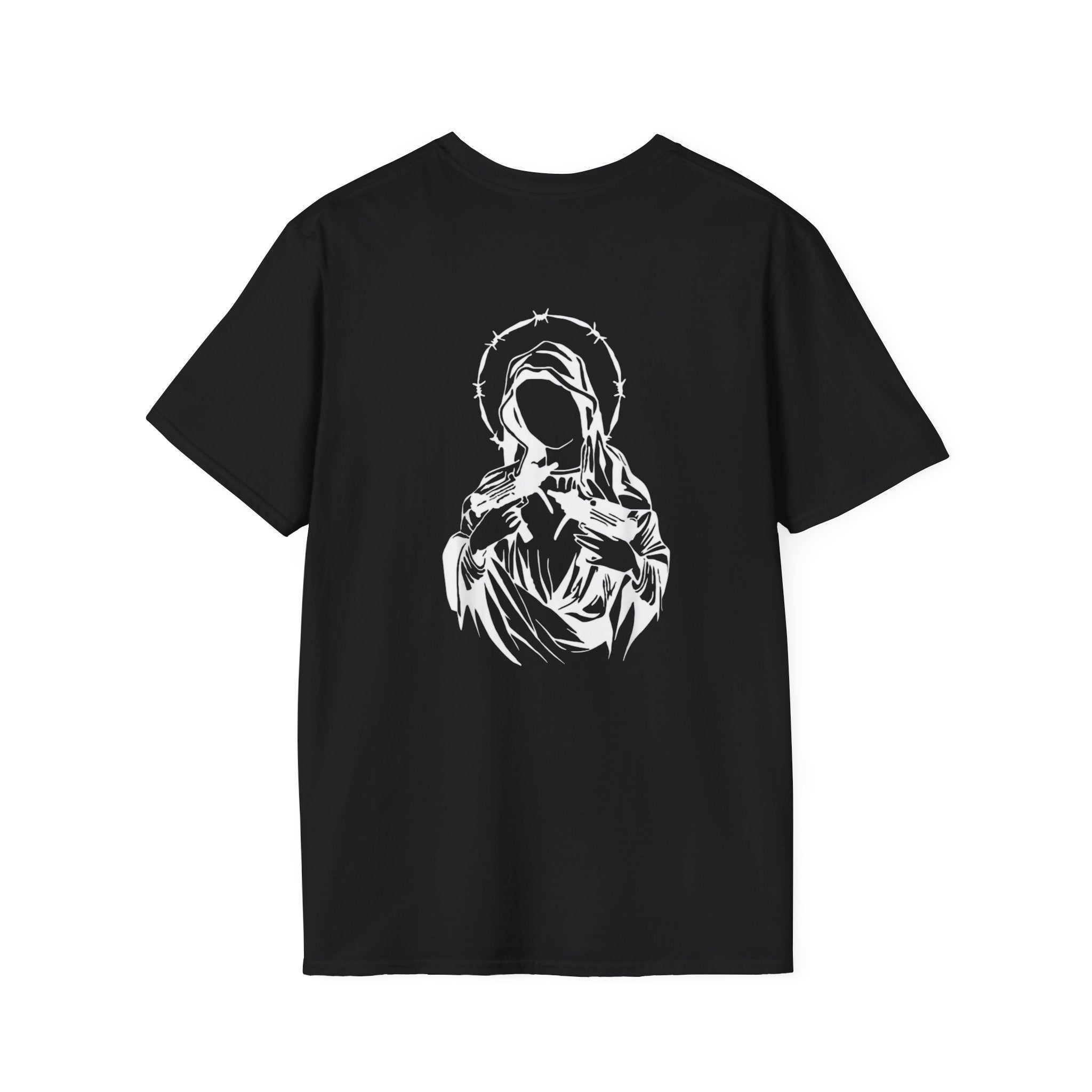 Sacred Mary Outline Minimalist Madonna T-Shirt