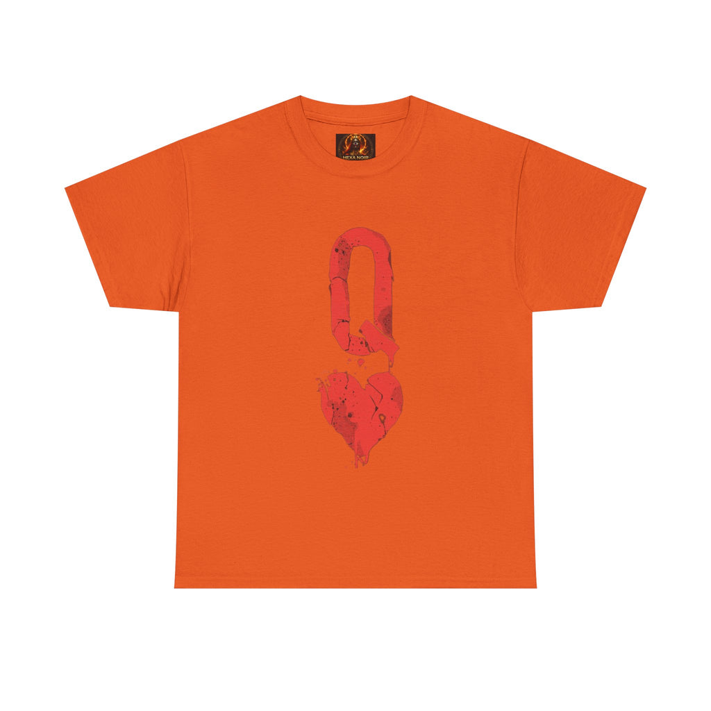 Queen of Hearts Unisex Graphic Tee — Romantic Playing Card Design