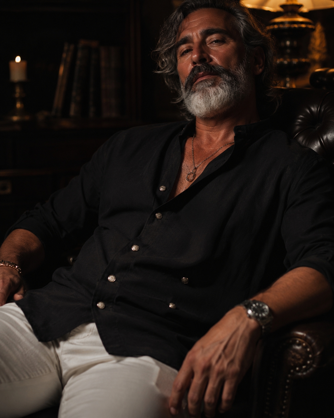 Men's Casual Double-Breasted Shirt