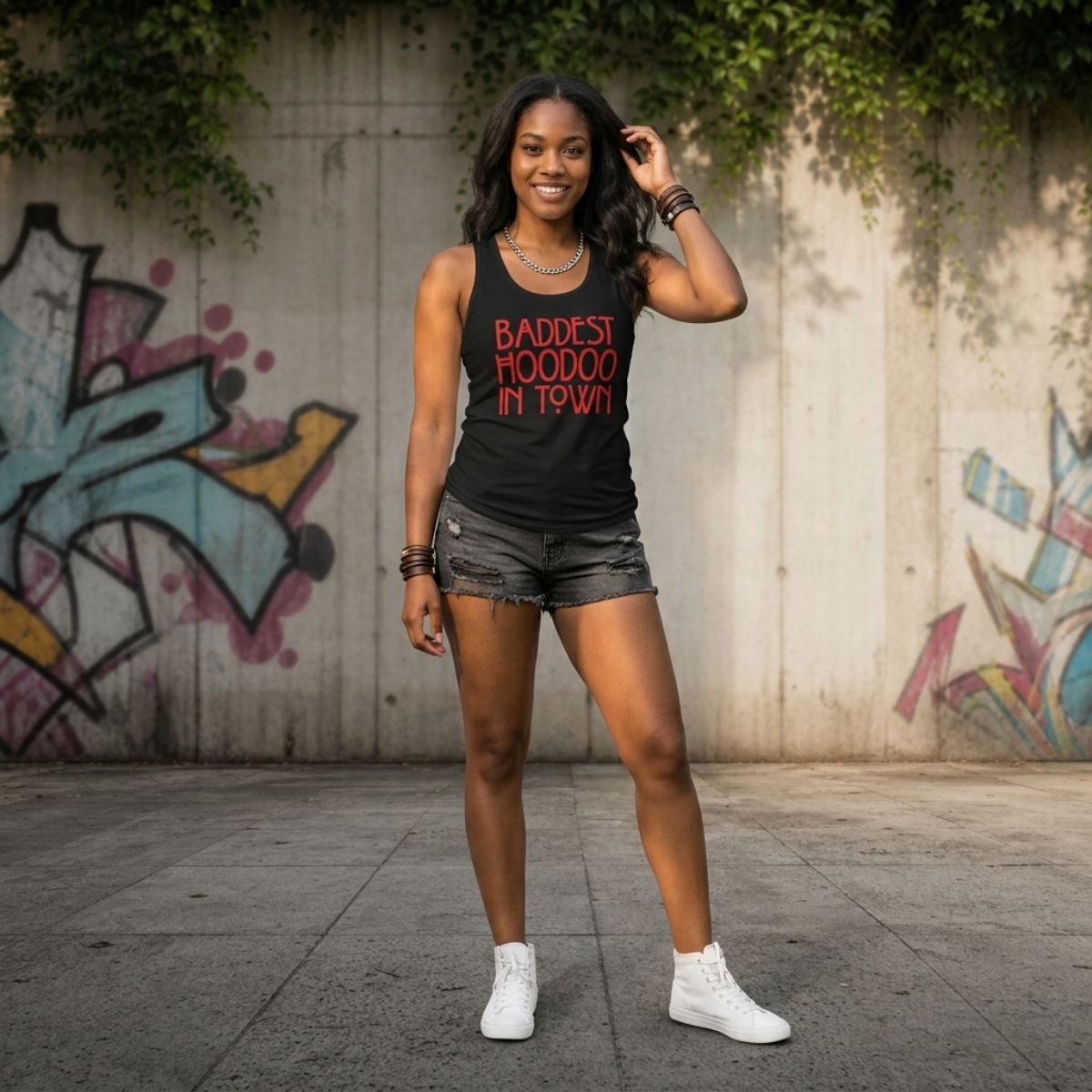 Baddest Hoodoo Red Tank