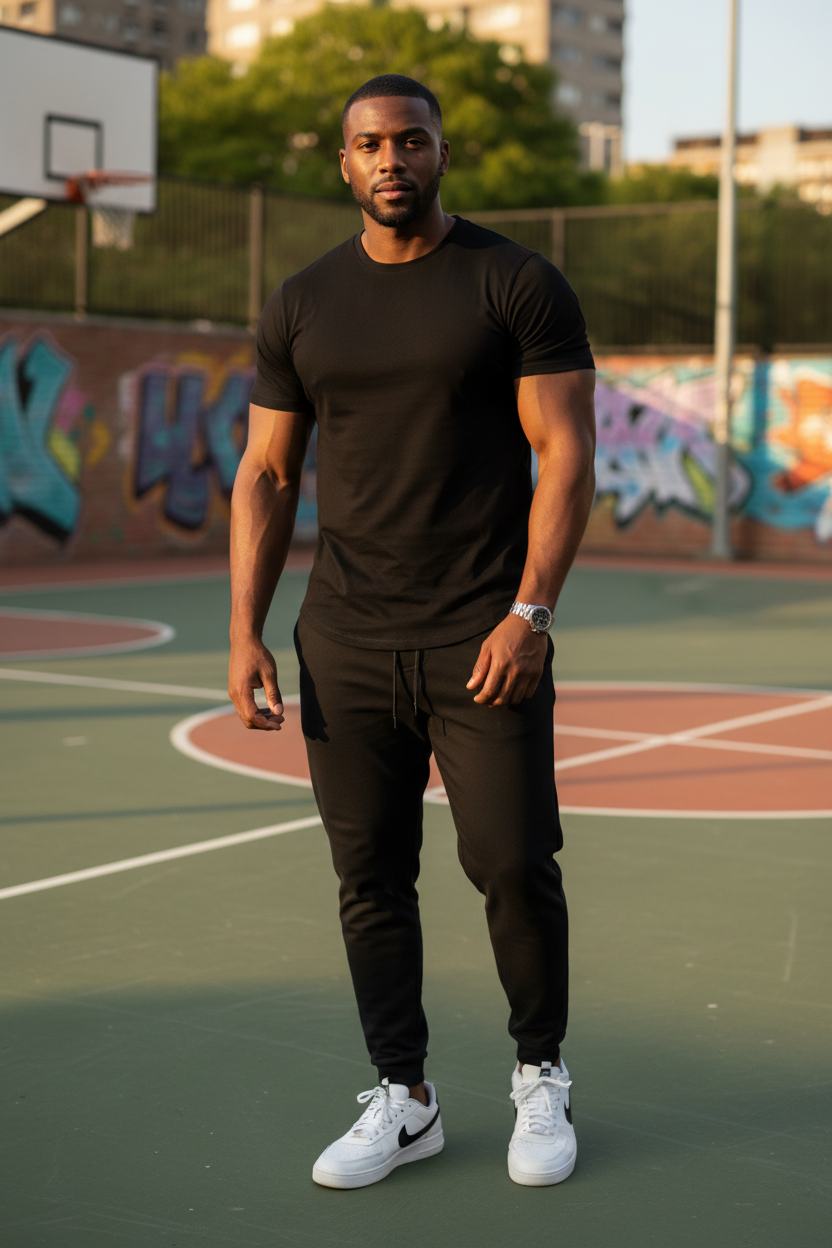 Black - Basketball Court