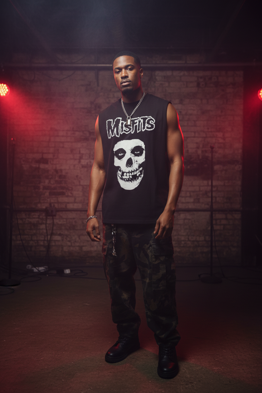 Black Misfits Tank - Concert Venue