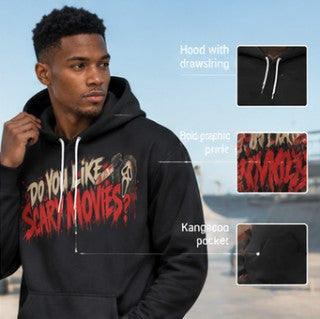 Do You Like Scary Movies Ghostface graphic tee by Hexa Noir