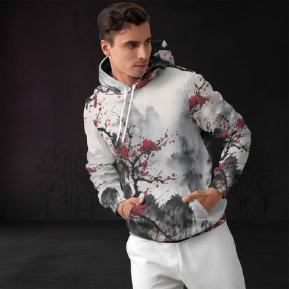 Obsidian Veil Hoodie mockup
