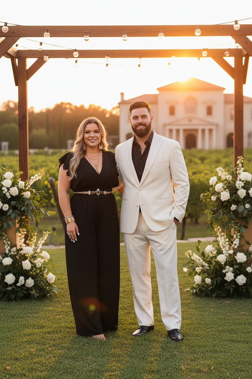Power Suit Wedding Scene