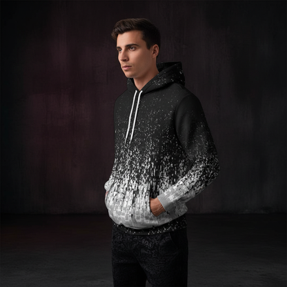 Raven Static Hoodie mockup