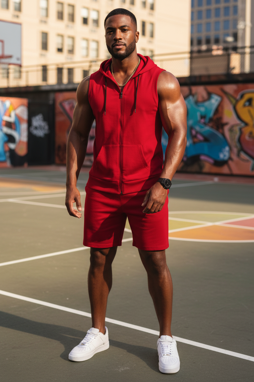 Red Set - Basketball Court
