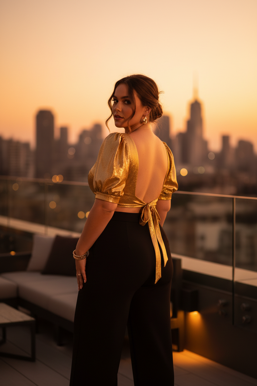 Sunset Gold Blouse