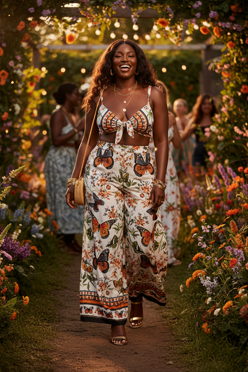 White Butterfly - Boho Garden